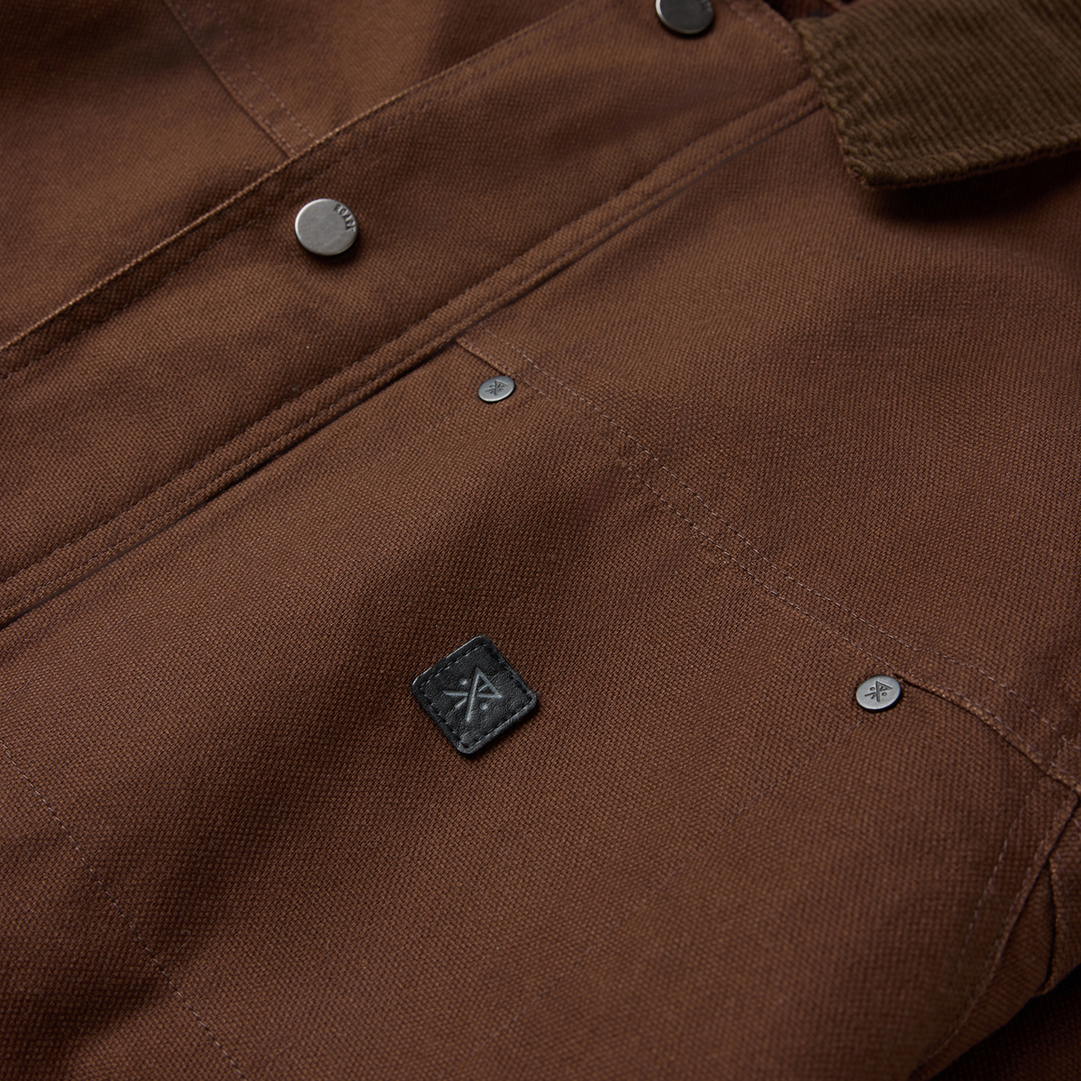 ROARK OPEN ROADS WAXED CANVAS JACKET RUST 