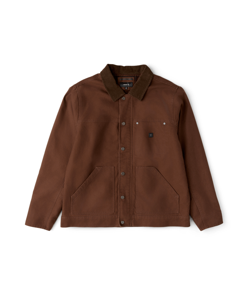 ROARK OPEN ROADS WAXED CANVAS JACKET RUST 