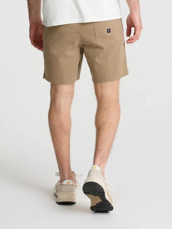 ROARK MADE TO FADE SHORT WASHED KHAKI 