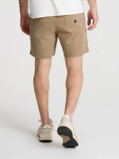 ROARK MADE TO FADE SHORT WASHED KHAKI 