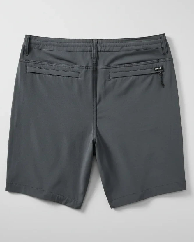 ROARK HYTIDE HYBRID SHORT CHARCOAL 