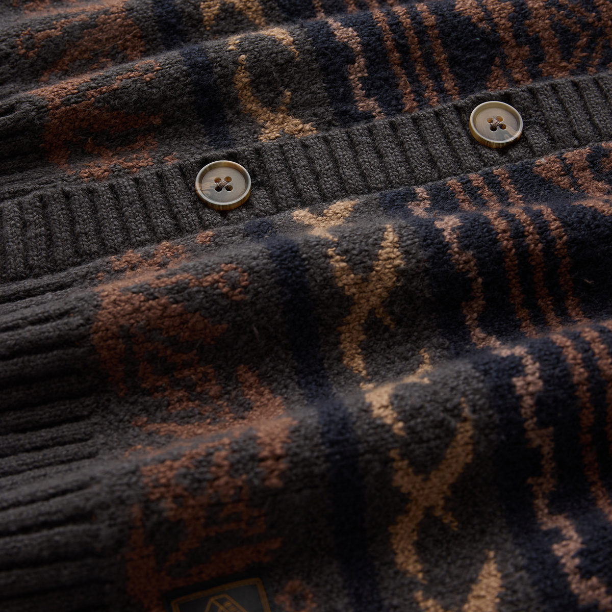 ROARK NOMAD CARDIGAN RUST 