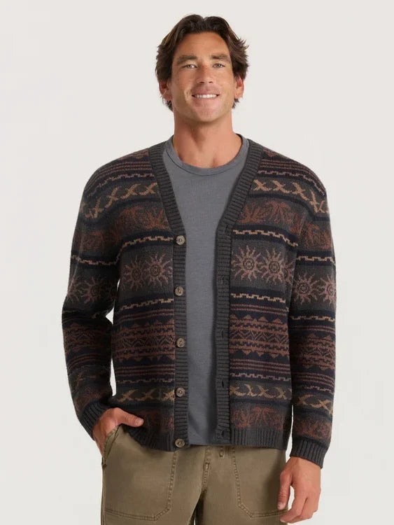 ROARK NOMAD CARDIGAN RUST 