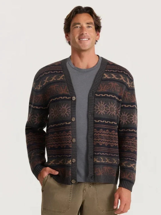 ROARK NOMAD CARDIGAN RUST 