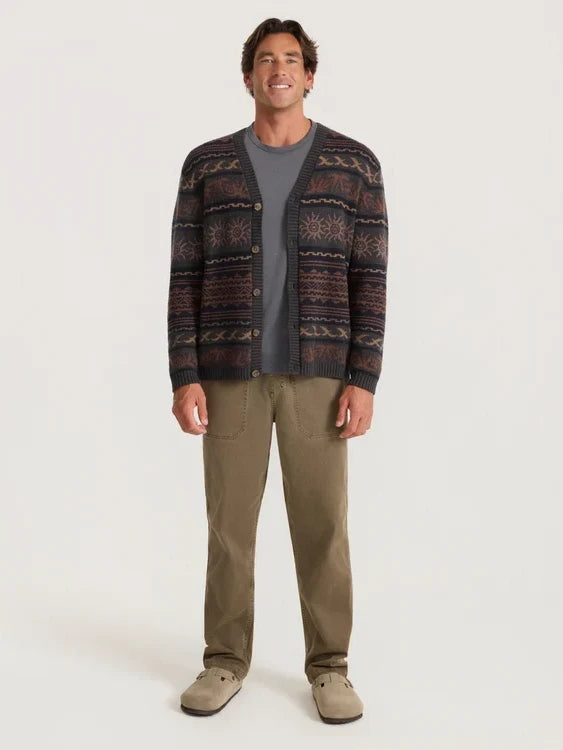 ROARK NOMAD CARDIGAN RUST 