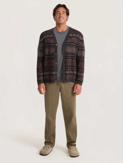 ROARK NOMAD CARDIGAN RUST 