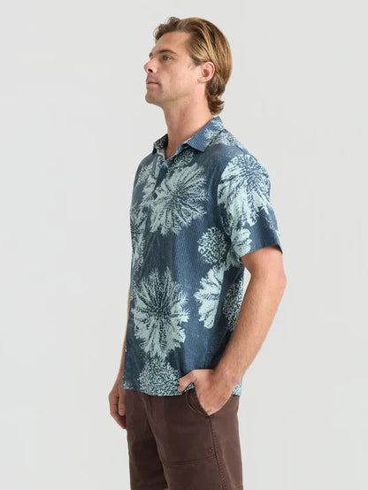 ROARK BLESS UP BREATHABLE STRETCH SHIRT NAVY PUKPULKO
