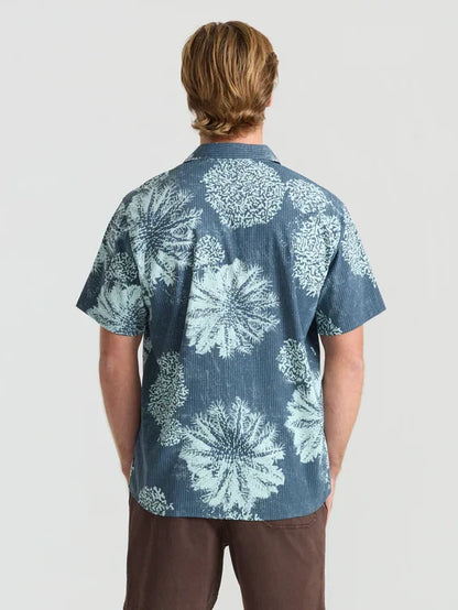 ROARK BLESS UP BREATHABLE STRETCH SHIRT NAVY PUKPULKO