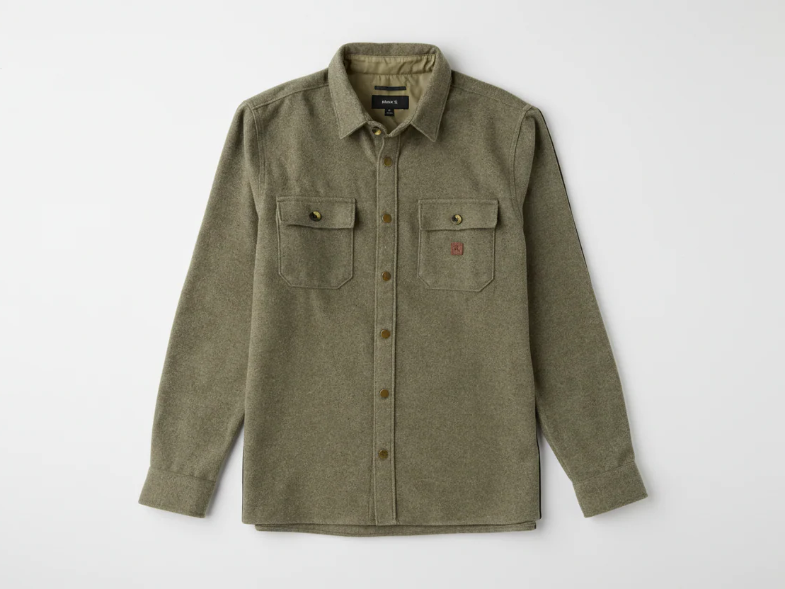 ROARK NORDSMAN FLANNEL DUSTY GREEN 