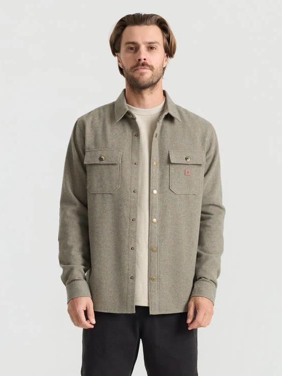 ROARK NORDSMAN FLANNEL DUSTY GREEN 