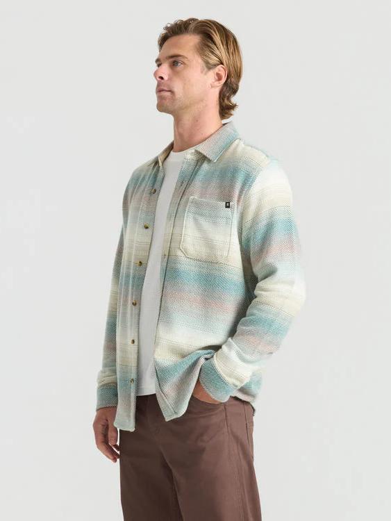 ROARK CROSSROADS ORGANIC COTTON FLANNEL SHIRT UNBLEACHED 
