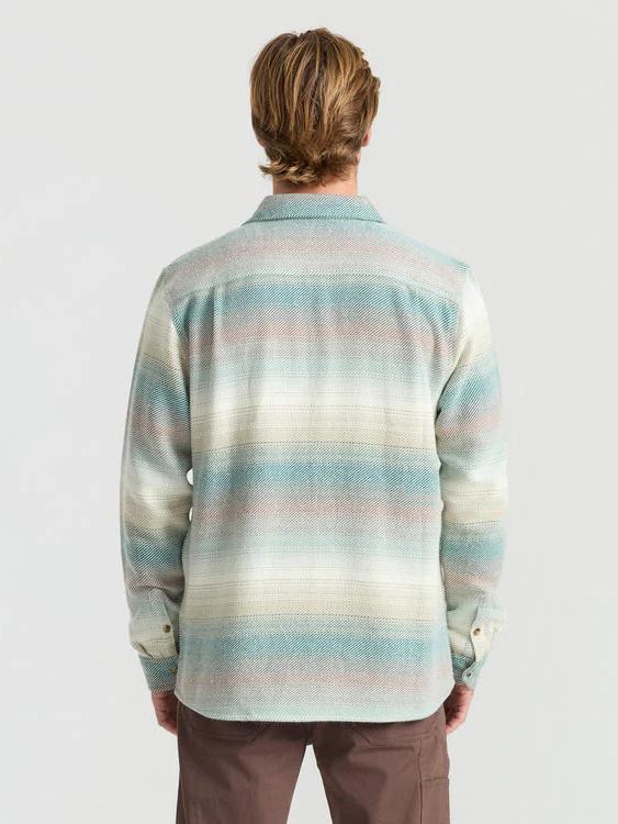 ROARK CROSSROADS ORGANIC COTTON FLANNEL SHIRT UNBLEACHED 