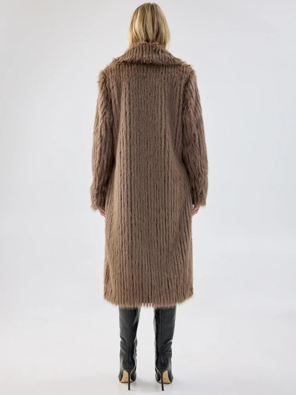 UNREAL FUR RETRO COAT CHOCOLATE