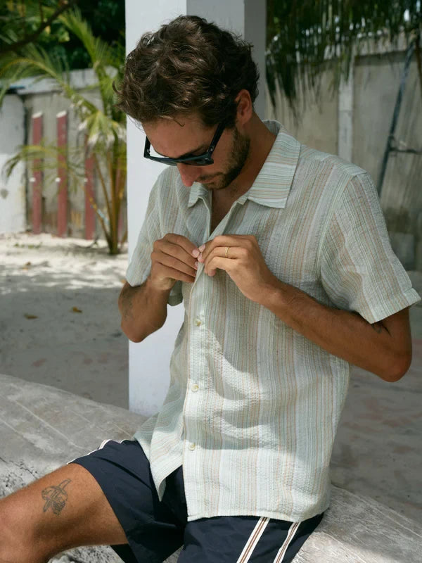 RHYTHM NURTURE SHORT SLEEVE SHIRT HERB