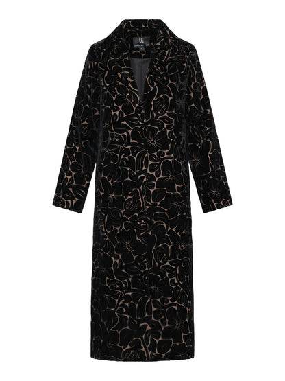 UNREAL FUR ROMANTIQUE COAT BLACK