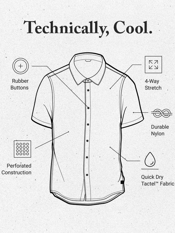 BLESS UP BREATHABLE STRETCH SHIRT