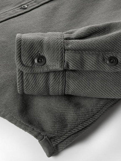 OUTERKNOWN CHROMA BLANKET SHIRT FADED BLACK 