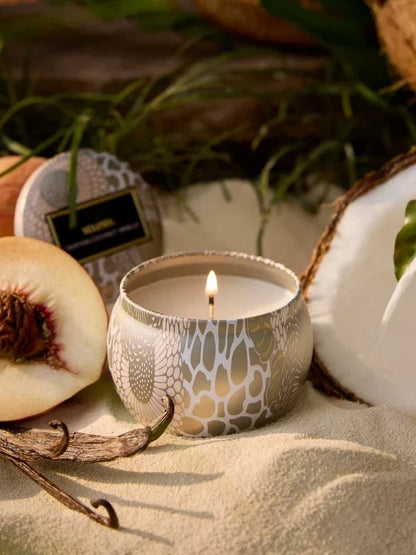 TAHITIAN COCONUT VANILLA MINI TIN CANDLE