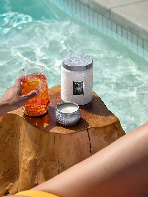 TAHITIAN COCONUT VANILLA LARGE JAR CANDLE