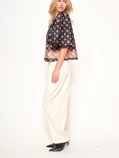 dRA MINORI TOP CHARCOAL FROST