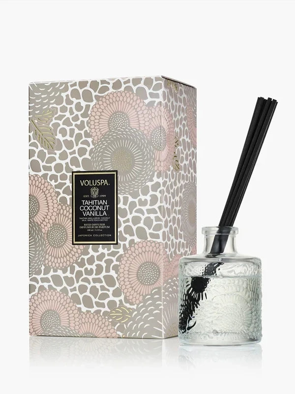 TAHITIAN COCONUT VANILLA REED OIL DIFFUSER