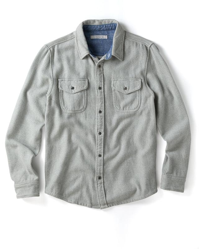 OUTERKNOWN BLANKET SHIRT HTHR GREY