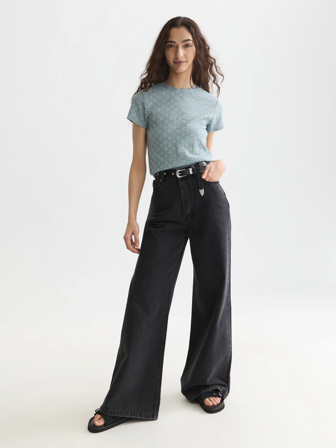 S&S OPEN STRUCTURE SLIM FIT TEE ARONA