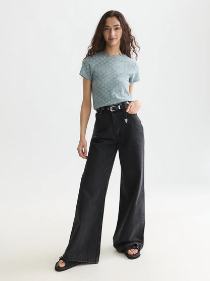 S&S OPEN STRUCTURE SLIM FIT TEE ARONA