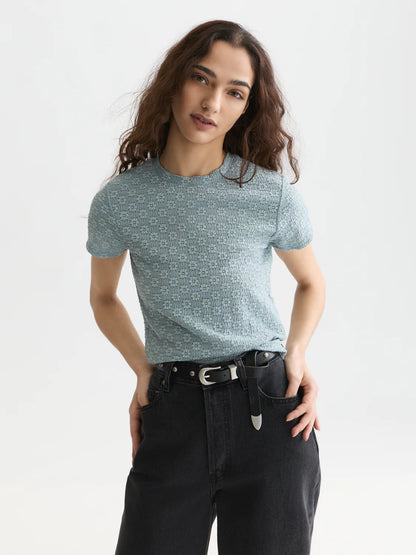 S&S OPEN STRUCTURE SLIM FIT TEE ARONA