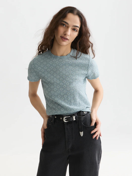 S&S OPEN STRUCTURE SLIM FIT TEE ARONA