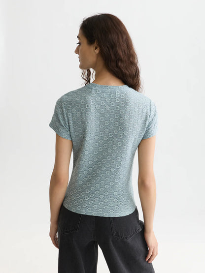 S&S OPEN STRUCTURE SLIM FIT TEE ARONA