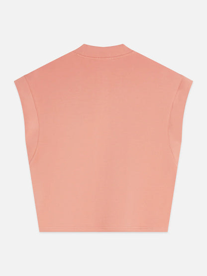 S&S TENCEL V-NECK SHORT SLEEVE SWEATSHIRT CANYON CLAY 