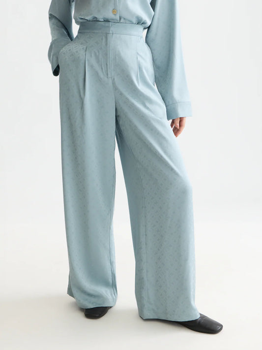 S&S ELENI HIGH RISE WIDE LEG JACQUARD PANT ARONA 