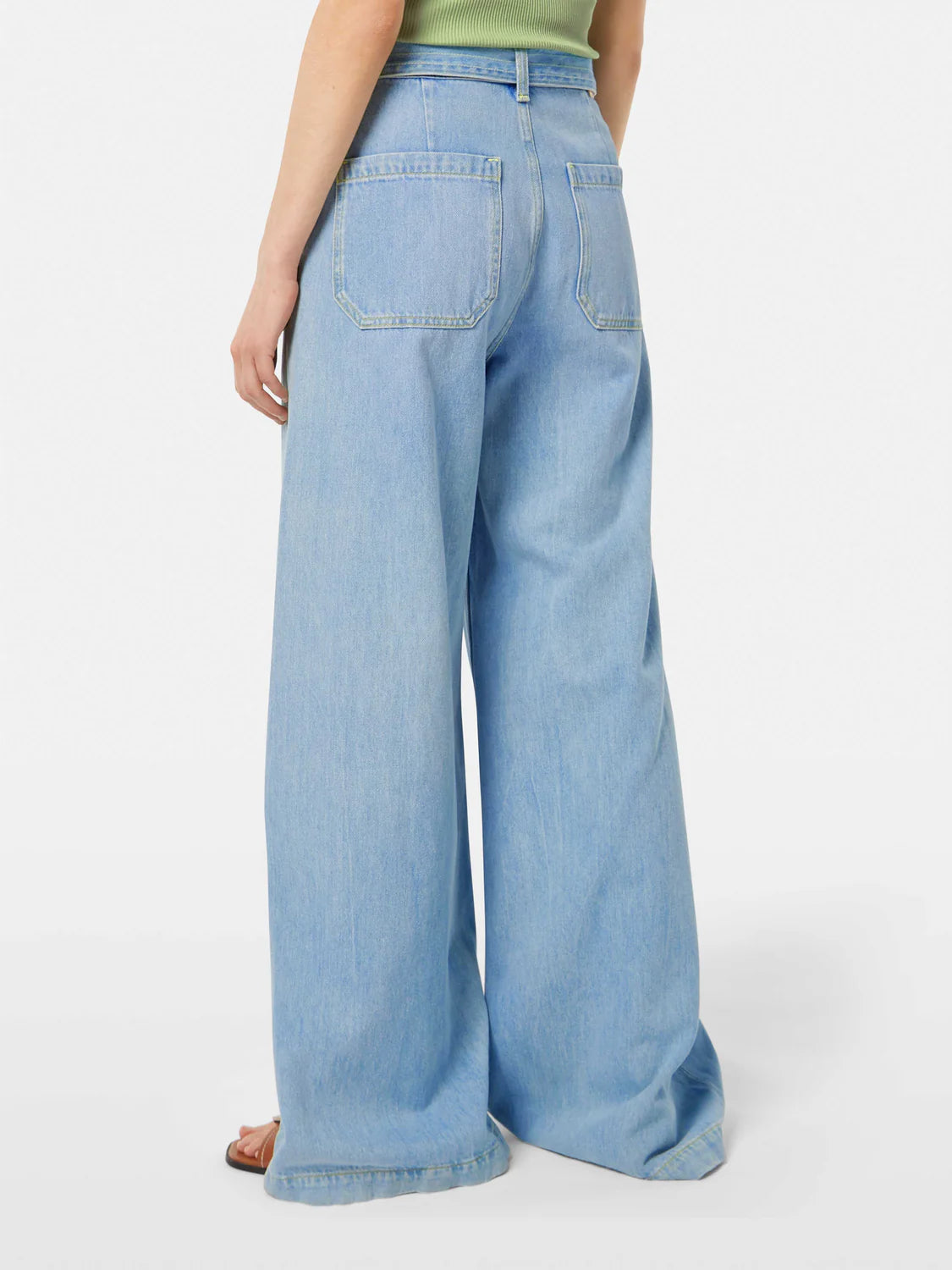 SCOTCH & SODA WAVE HIGH RISE WIDE LEG LUNA BLUE WASH