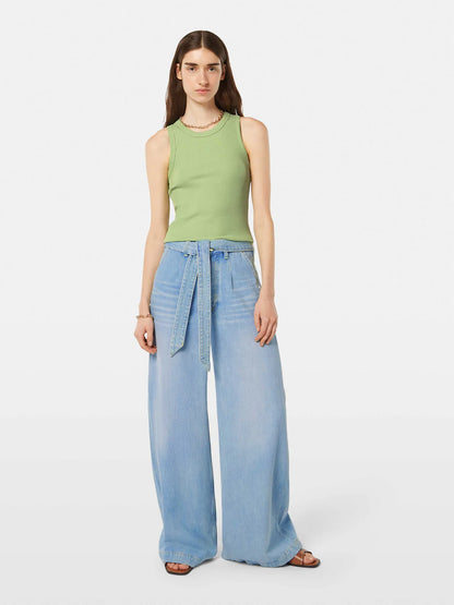 SCOTCH & SODA WAVE HIGH RISE WIDE LEG LUNA BLUE WASH