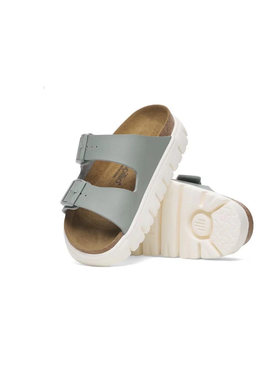 BIRKENSTOCK ARIZONA CHUNKY BIRKO-FLOR SAGE