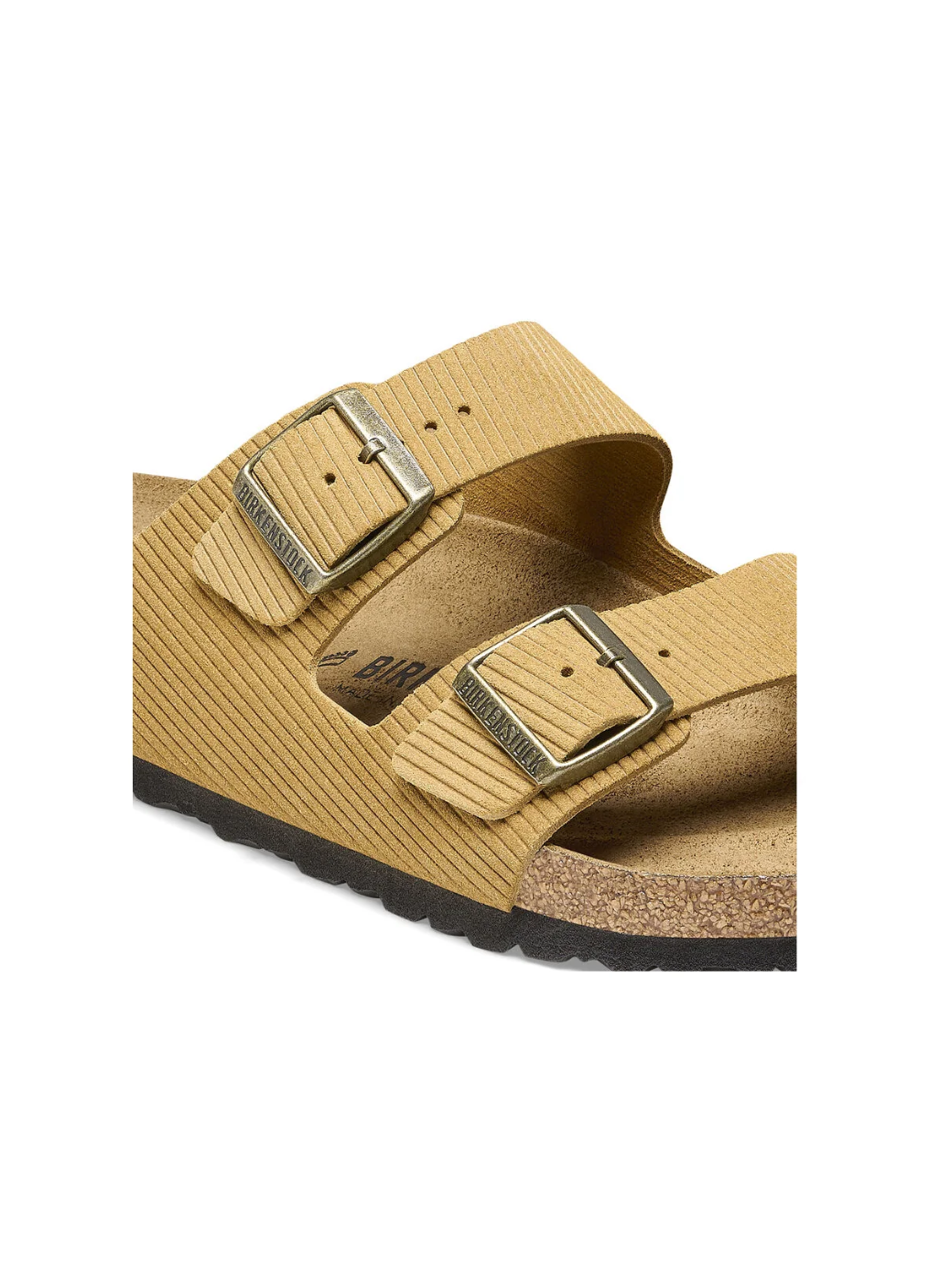 Birkenstock Arizona Suede Embossed Corduroy Sandals