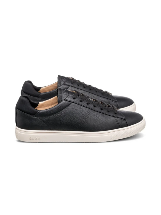 CLAE BRADLEY ESSENTIALS BLACK MILLED LEATHER
