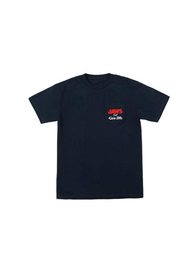 DARK SEAS MOUTHFUL BASIC POCKET T-SHIRT NAVY