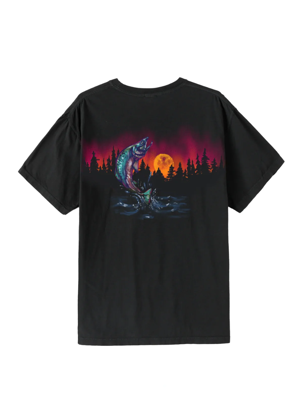 DARK SEAS RIVERWALK PIGMENT T-SHIRT BLACK