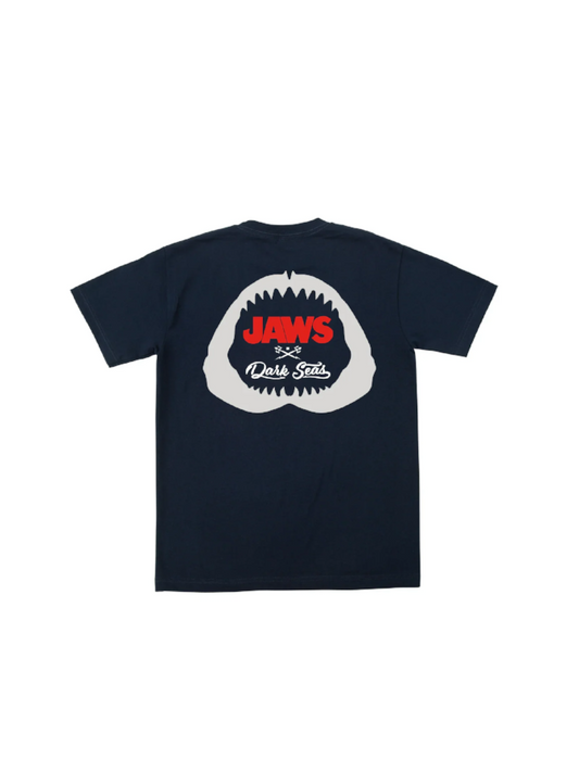 DARK SEAS MOUTHFUL BASIC POCKET T-SHIRT NAVY