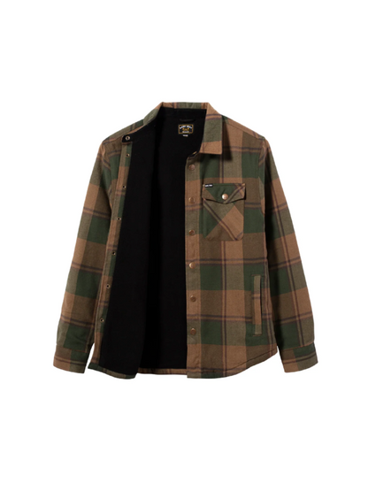 DARK SEAS BARRACKS FLANNEL JACKET GREEN 