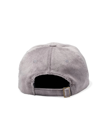 BRIXTON ALPHA ADJUSTABLE HAT CINDER GREY CORD