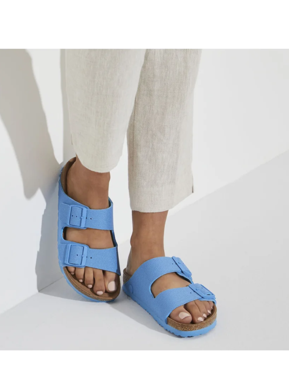 Birkenstock Arizona Vegan Narrow Slide Sandal women Sky Blue