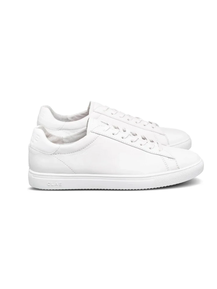 CLAE BRADLEY ESSENTIALS TRIPE WHITE LEATHER 