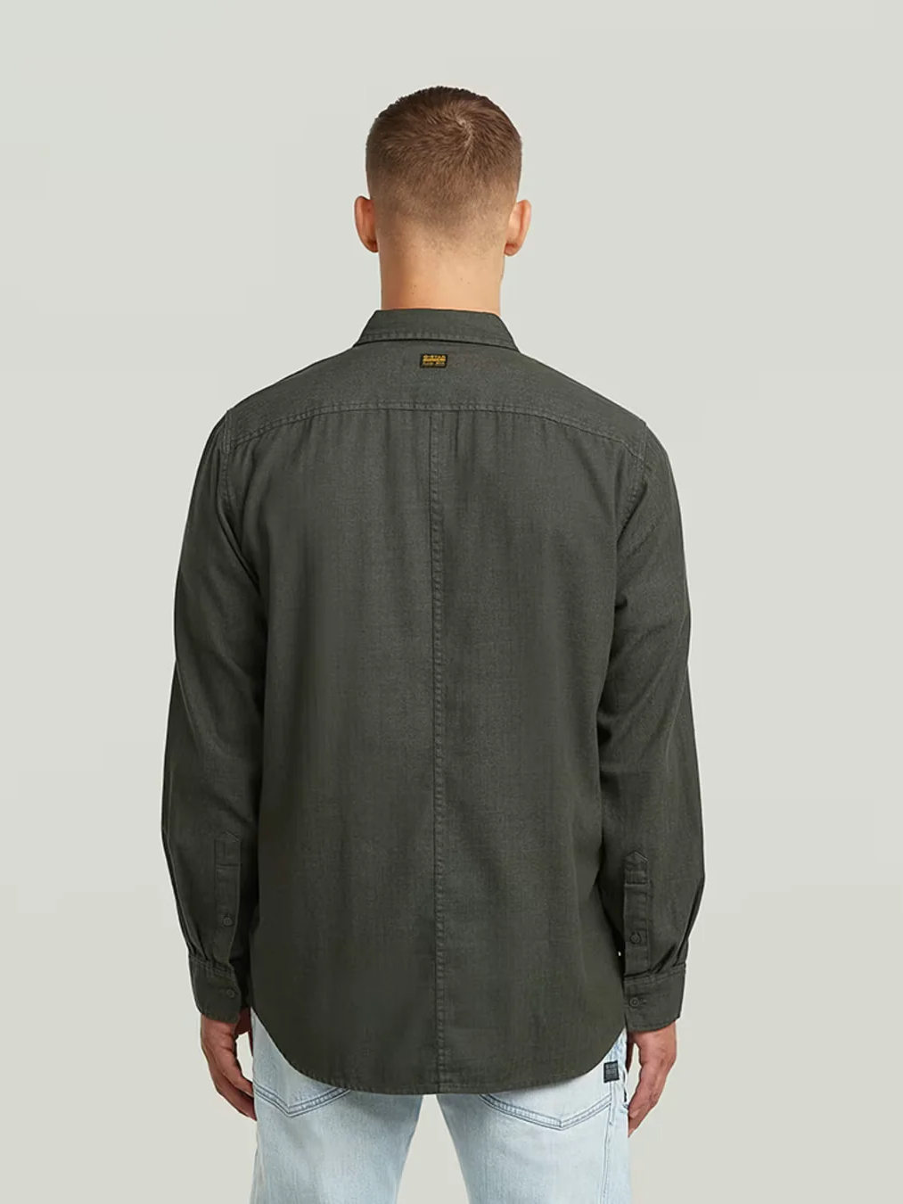 G-STAR PANELED POCKET REGULAR SHIRT ASFALT GREY 