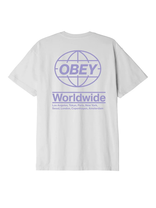 OBEY GLOBAL T-SHIRT WHITE