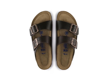 BIRKENSTOCK ARIZONA SFB SMOOTH LEATHER AMALFI BROWN 
