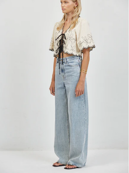 A.REN ARDENNES TIE TOP TAUPE 