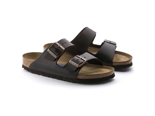 BIRKENSTOCK ARIZONA SFB SMOOTH LEATHER AMALFI BROWN 